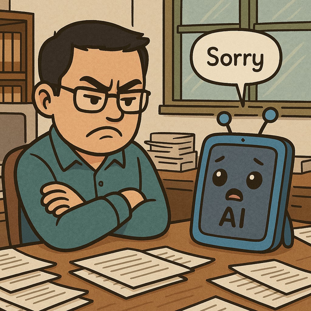 When the System Breaks: On Precision, Patience, and the Limits of AI